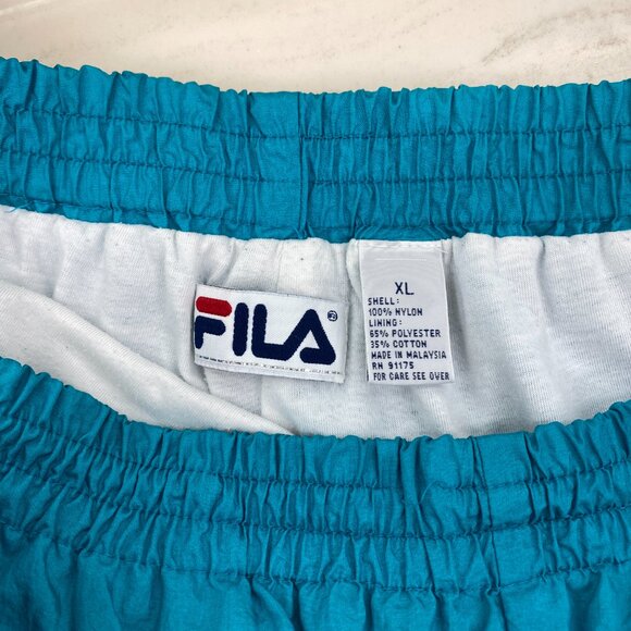 Fila Track Suit Women Sz. XL Turquoise with black accents - Picture 7 of 13